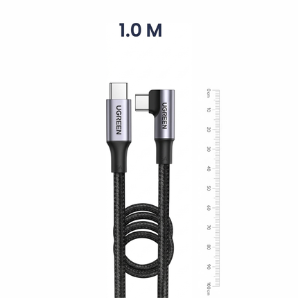 UGREEN 100W Right Angle USB C to USB C Fast Charging Cable | US334
