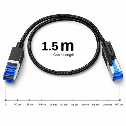 UGREEN CAT8 Shielded Braided LAN Cable | Ultra High-Speed Ethernet Cable | NW153