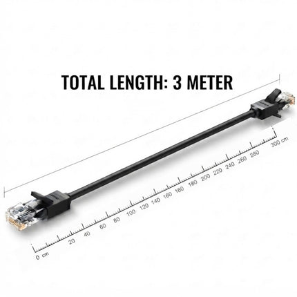 UGREEN Cat 6 U/UTP LAN Cable (Black) | High-Speed Ethernet Cable | NW102