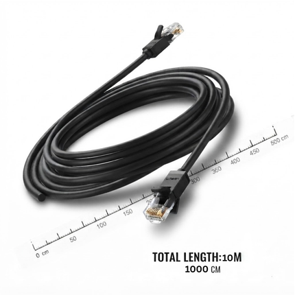 UGREEN Cat 6 U/UTP LAN Cable (Black) | High-Speed Ethernet Cable | NW102