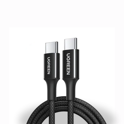 سلك يوجرين USB-C إلى USB-C للشحن السريع PD حتى 5 أمبير | متعدد الألوان | L502