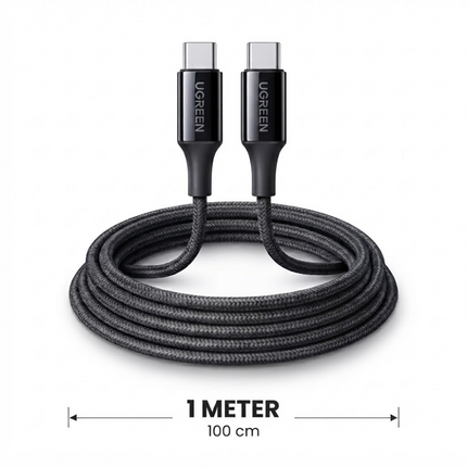 سلك يوجرين USB-C إلى USB-C للشحن السريع PD حتى 5 أمبير | متعدد الألوان | L502