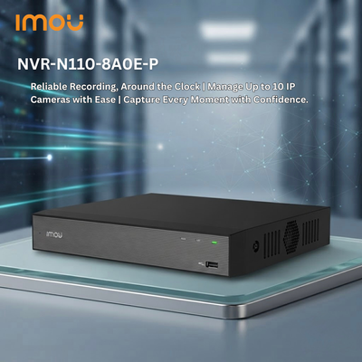 مسجل فيديو شبكي 10 قنوات لكاميرات IP – IMOU NVR-N110-8A0E-P