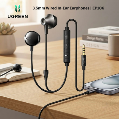 UGREEN 3.5mm/USB-C Wired In-Ear Earphones | EP106