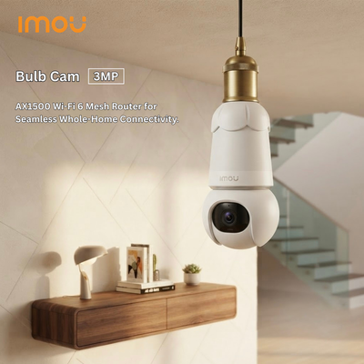 IMOU Bulb Cam 3MP Smart Wi-Fi PT Security Camera with E27 Socket – IPC-S6DP-3M0WEB-E27