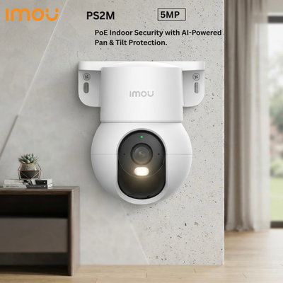 كاميرا مراقبة بدقة 5 ميجابكسل PoE متحركة مع كشف ذكي – IPC-PS2M-5R1