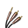 UGREEN 3.5mm to Two Male RCA Stereo Audio Adapter Braided Copper Case AUX Cable | AV170