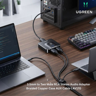 UGREEN HDMI Switcher 2 In 1 Out 4K@60Hz | CM217 | 50966