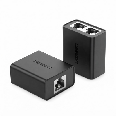 UGREEN RJ45 Splitter Adapter 2 Pack (Black) | CM210 | 50923