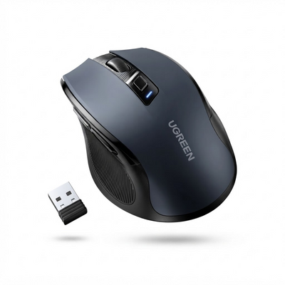 UGREEN USB Optical Wireless Mouse 2.4GHz 4000 DPI Ergonomic & Silence Design | Multicolor | MU006
