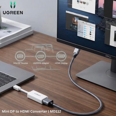 UGREEN Mini DP to HDMI Converter | MD112
