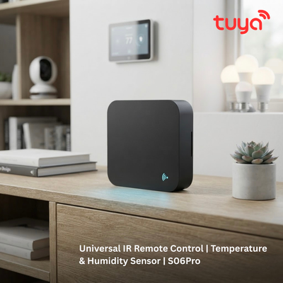 Tuya Universal IR Remote Control | Temperature & Humidity Sensor | S06Pro