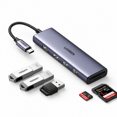 UGREEN USB-C Hub 6 in 1 | CM511 | 20956A
