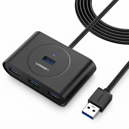 يوجرين 4 في 1 موزع USB-A 3.0 للبيانات | CR113