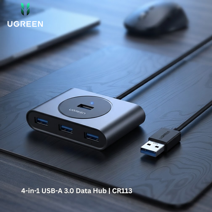 يوجرين 4 في 1 موزع USB-A 3.0 للبيانات | CR113