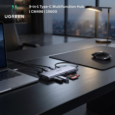 UGREEN 9-in-1 Type-C Multifunction Hub | CM498 | 15600
