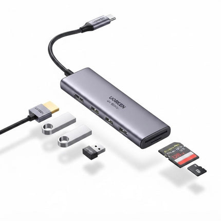 يوجرين موزع USB-C إلى HDMI ‏6 في 1 | CM511 | 60383