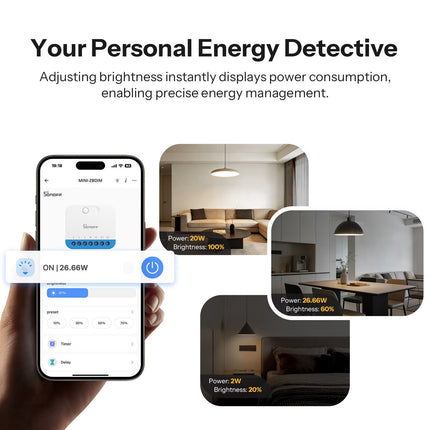 SONOFF MINI-ZBDIM Zigbee Smart Dimmer Switch (6/12)