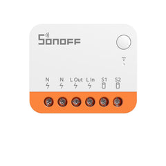 SONOFF MINIR4 Smart Wi-Fi Switch | DIY Relay Module | Remote Control via eWeLink | Smart Home