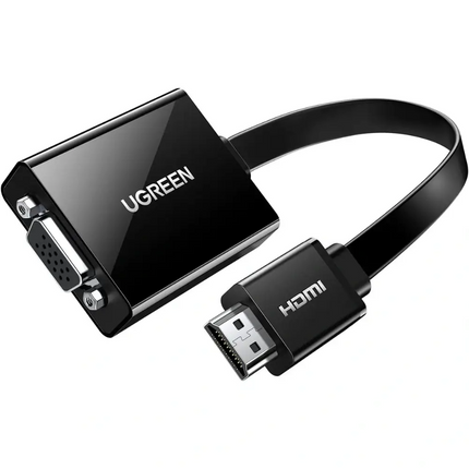 UGREEN HDMI To VGA + 3.5mm Audio With Power Port Converter 25cm | MM103 | 40248