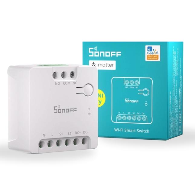 SONOFF MINI-D Smart Wi-Fi Switch | No Neutral Wire | DIY Module | Remote Control | Smart Home Automation