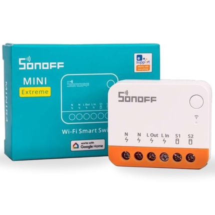 SONOFF MINIR4 Smart Wi-Fi Switch | DIY Relay Module | Remote Control via eWeLink | Smart Home Automation