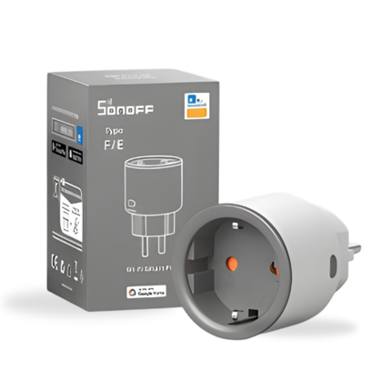 SONOFF S60TPF Smart Wi-Fi 16A Plug | Power Monitoring | Timer & Scheduling | Smart Home Automation