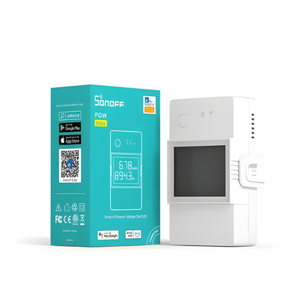 SONOFF POWR320D Smart Wi-Fi Power Monitoring Switch | 20A Energy Meter | Overload Protection | Smart Home Automation