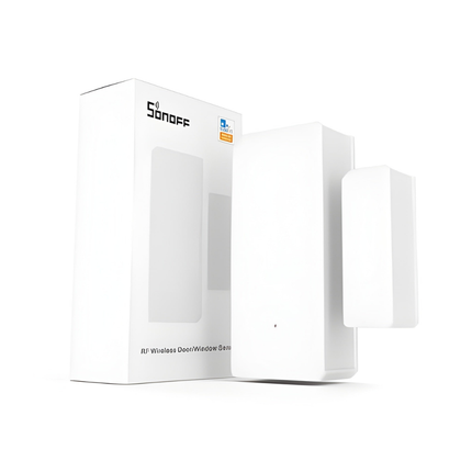 SONOFF DW2-RF Wireless Door & Window Sensor | 433MHz RF Compatible | Battery Powered | DIY Smart Home Security