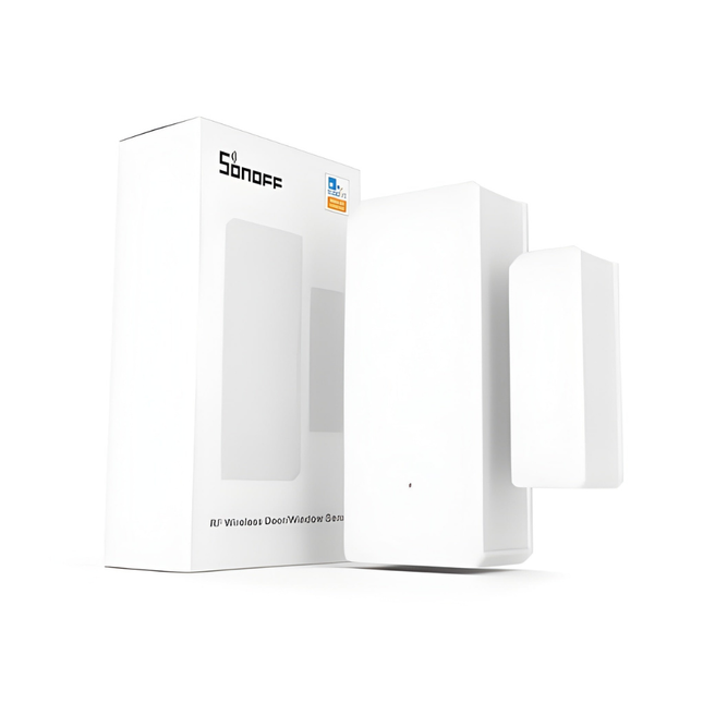 SONOFF DW2-RF Wireless Door & Window Sensor | 433MHz RF Compatible | Battery Powered | DIY Smart Home Security
