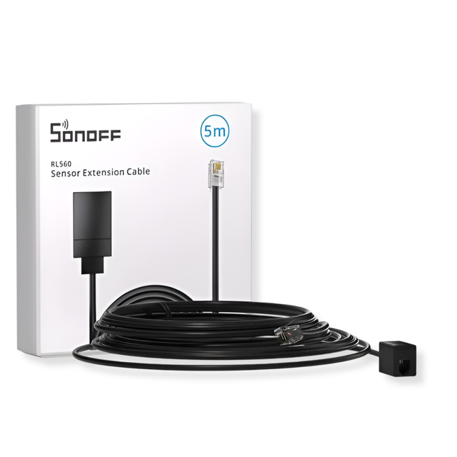 SONOFF Sensor Extension Cable for RL560 | Compatible with RL560 Sensors | Easy Installation | Flexible Wiring for Smart Home Applications