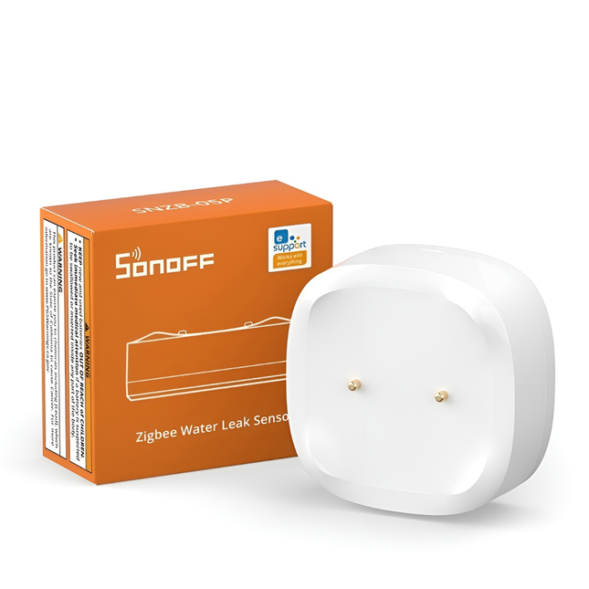 SONOFF SNZB-05P Zigbee 3.0 Leak Detector with Cable | Water Leak & Flood Sensor | Real-Time Alerts | Works with Alexa, Google Home & SmartThings | App Notifications | Smart Home Safety Device