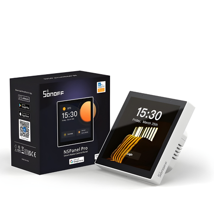 SONOFF NSPanel Pro 86 | Smart Home Control Panel with Zigbee 3.0 Gateway | 4" Touchscreen | Wi-Fi | Security Hub | Automation Dashboard | Model: NSPanel Pro
