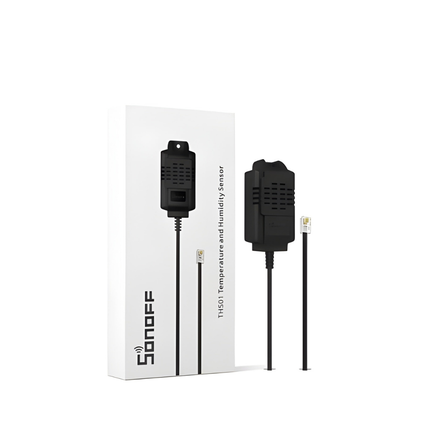 SONOFF THS01 50cm Temperature & Humidity Sensor | Waterproof Probe | Compatible with TH Series | Smart Home Monitoring
