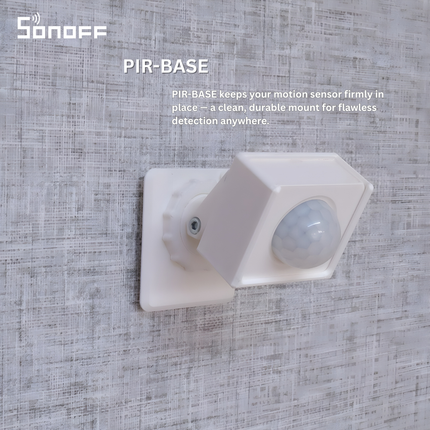 SONOFF PIR-BASE Adjustable Mounting Bracket for PIR Motion Sensors | Flexible Angle Adjustment | Easy Installation | Smart Home Accessory
