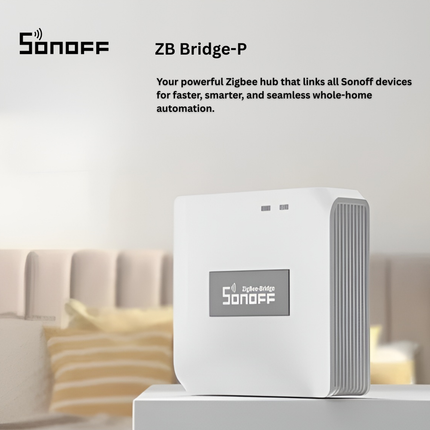 SONOFF ZB Bridge-P Zigbee 3.0 to Wi-Fi Smart Hub | Connects up to 128 Zigbee Devices | Smart Home Bridge for Automation | Works with eWeLink, Alexa &amp; Google Home