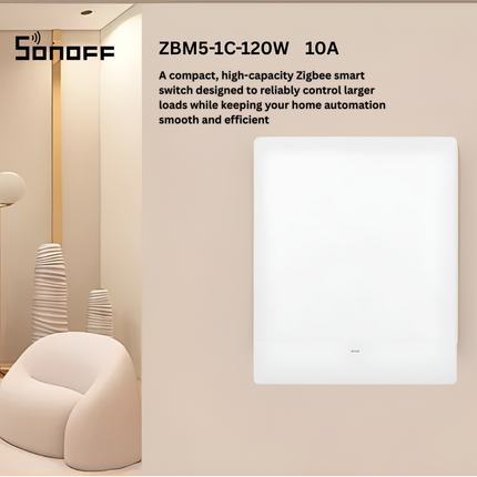 SONOFF ZBM5-XC-86W Series Zigbee Smart Wall Switch | 86W ZB Smart Switch | Remote Control & Scheduling | Smart Home Automation