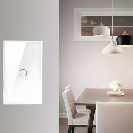 SONOFF T6-120 Matter Series Smart Touch Wall Switch | Wi-Fi & 433MHz RF Control | Glass Panel Touch Switch | Works with Alexa & Google Home | 1/2/3-Gang Options | Smart Lighting Automation