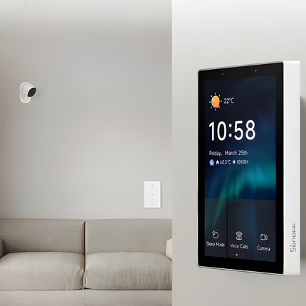 SONOFF NSPanel Pro 120 | Smart Home Control Panel with Zigbee 3.0 Gateway | 4" Touchscreen | Wi-Fi | Security Hub | Automation Dashboard | Model: NSPanel Pro