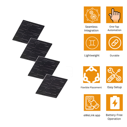 SONOFF T5 Sticker Smart Home Automation Tag | Programmable NFC Sticker | Quick Action Triggers | eWeLink Compatible