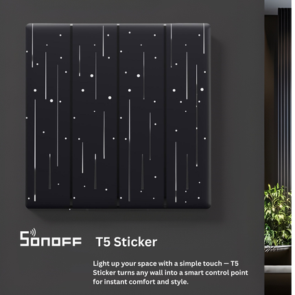 SONOFF T5 Sticker Smart Home Automation Tag | Programmable NFC Sticker | Quick Action Triggers | eWeLink Compatible