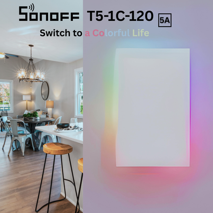 SONOFF T5 TX Ultimate Series Magic Size Smart Wi-Fi Touch Switch | Remote Control | Timing & Scheduling | Home Automation | Energy Saving
