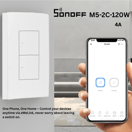 SONOFF M5 Series Magic Type  Smart Wi-Fi |  remote control| Wall Switch | Scheduling | Smart Home Automation