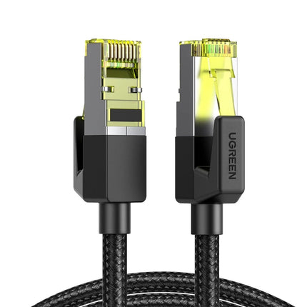 سلك يوجرين إيثرنت CAT 7 من النحاس النقي مجدول (أسود) | NW150