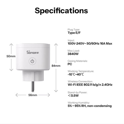 SONOFF S61STPF iPlug Gen2 Matter Smart Plug (9/9)