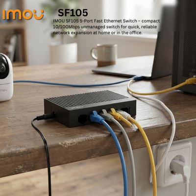 IMOU SF105 5-Port 10/100Mbps Fast Ethernet Switch