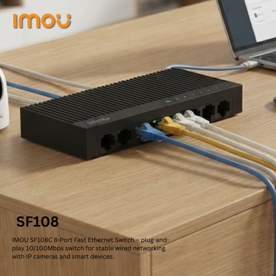 IMOU SF108 8-Port 10/100Mbps Fast Ethernet Switch