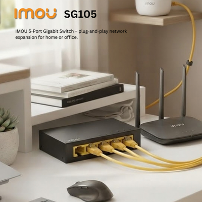 IMOU SG105 5-Port 10/100/1000 Mbps Gigabit Ethernet Switch
