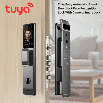 Spark SL-51 Fully Automatic Smart Lock for Security Doors – Face Recognition, Fingerprint, Camera & Tuya Wi-Fi