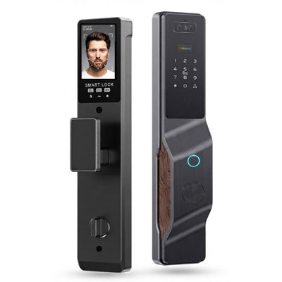 Spark SL-63 Fully Automatic Smart Lock for Security Doors – Face & Palm Recognition, Fingerprint, Video Camera & Tuya Wi-Fi